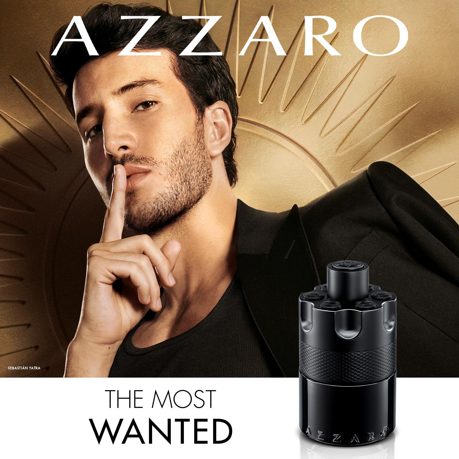 Azzaro The Most Wanted Eau de Parfum Intense Men's Cologne 3.4 Oz