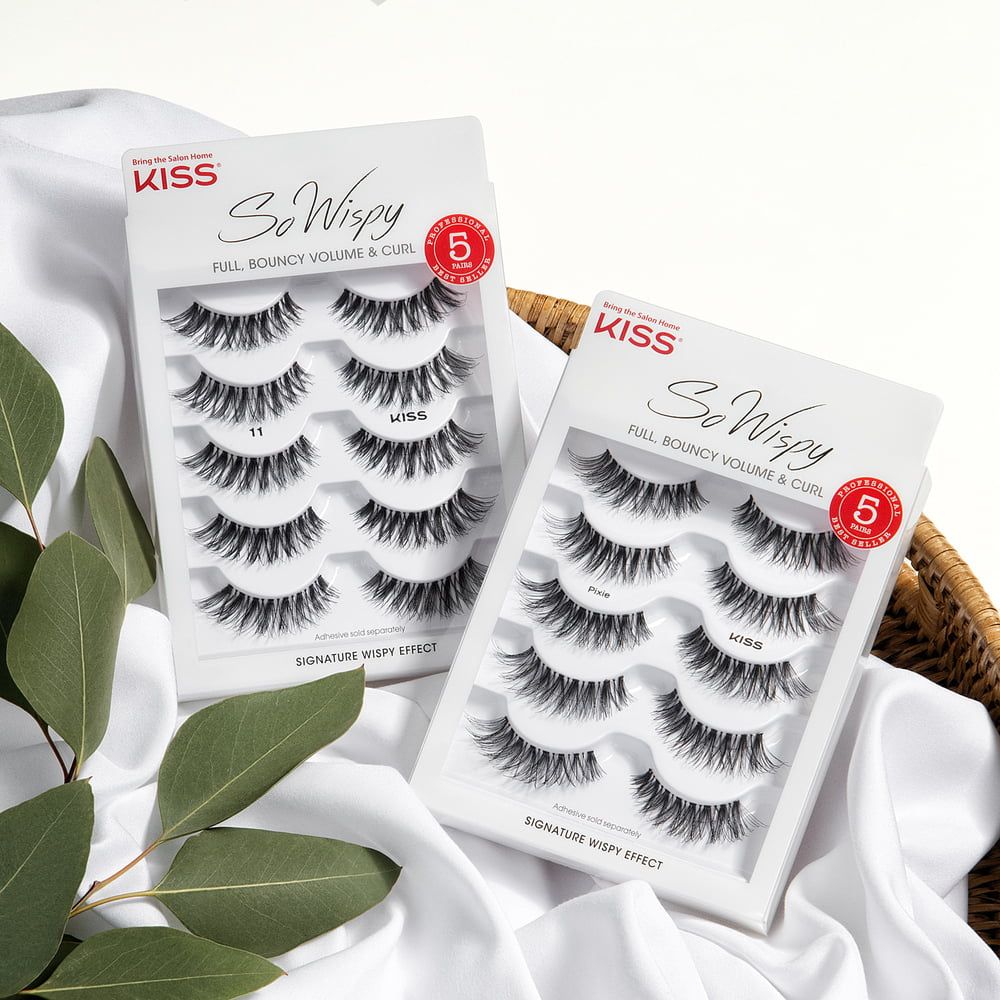 Kiss USA So Wispy Lash Multipack (Black) 5 Pair