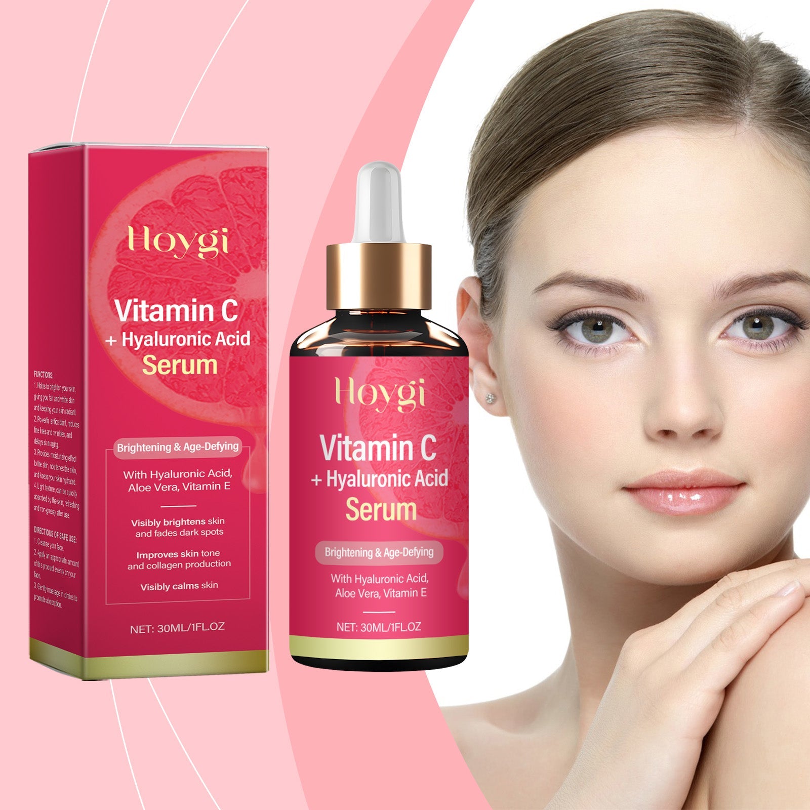 Vitamin C Essence Moisturizing And Brightening Essence Translucent Repair And Moisturizing, Refreshing And Non-Sticky