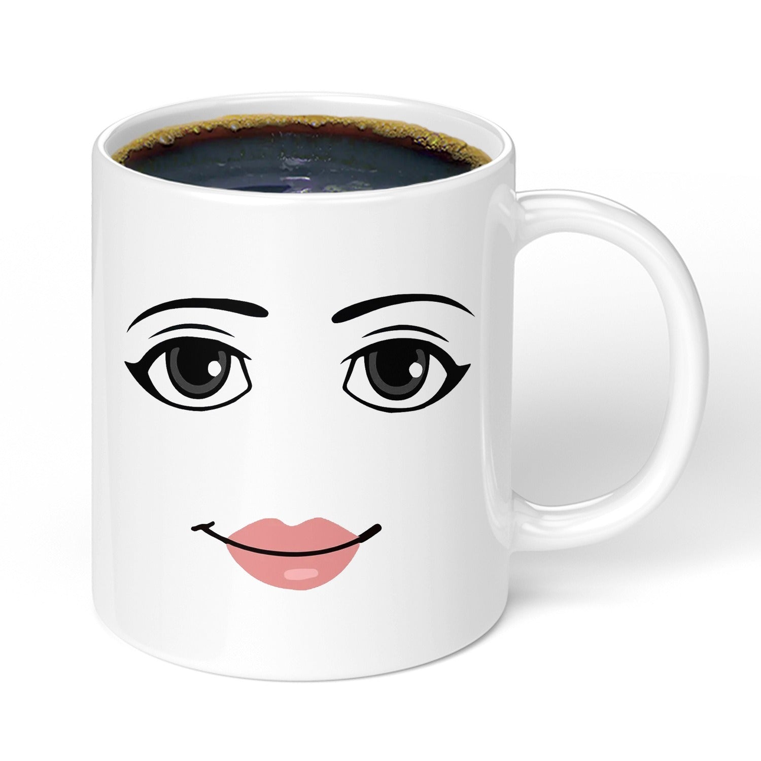 Roblox Woman Facial Expression Mug