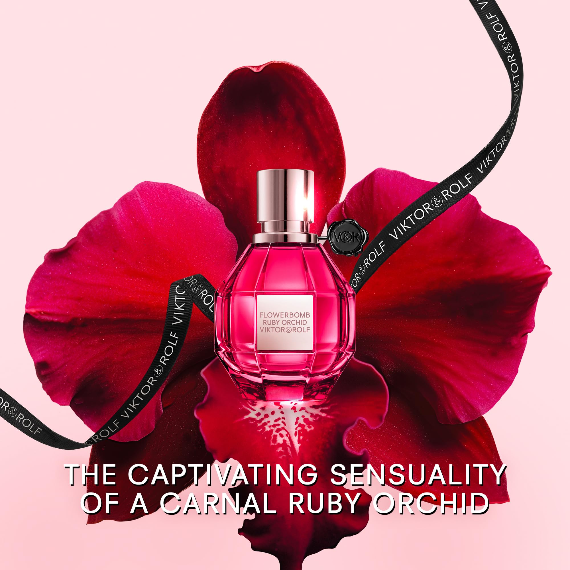 Viktor&Rolf Flowerbomb Ruby Orchid Eau de Parfum - Floral and Fruity Women's Perfume 1 Oz