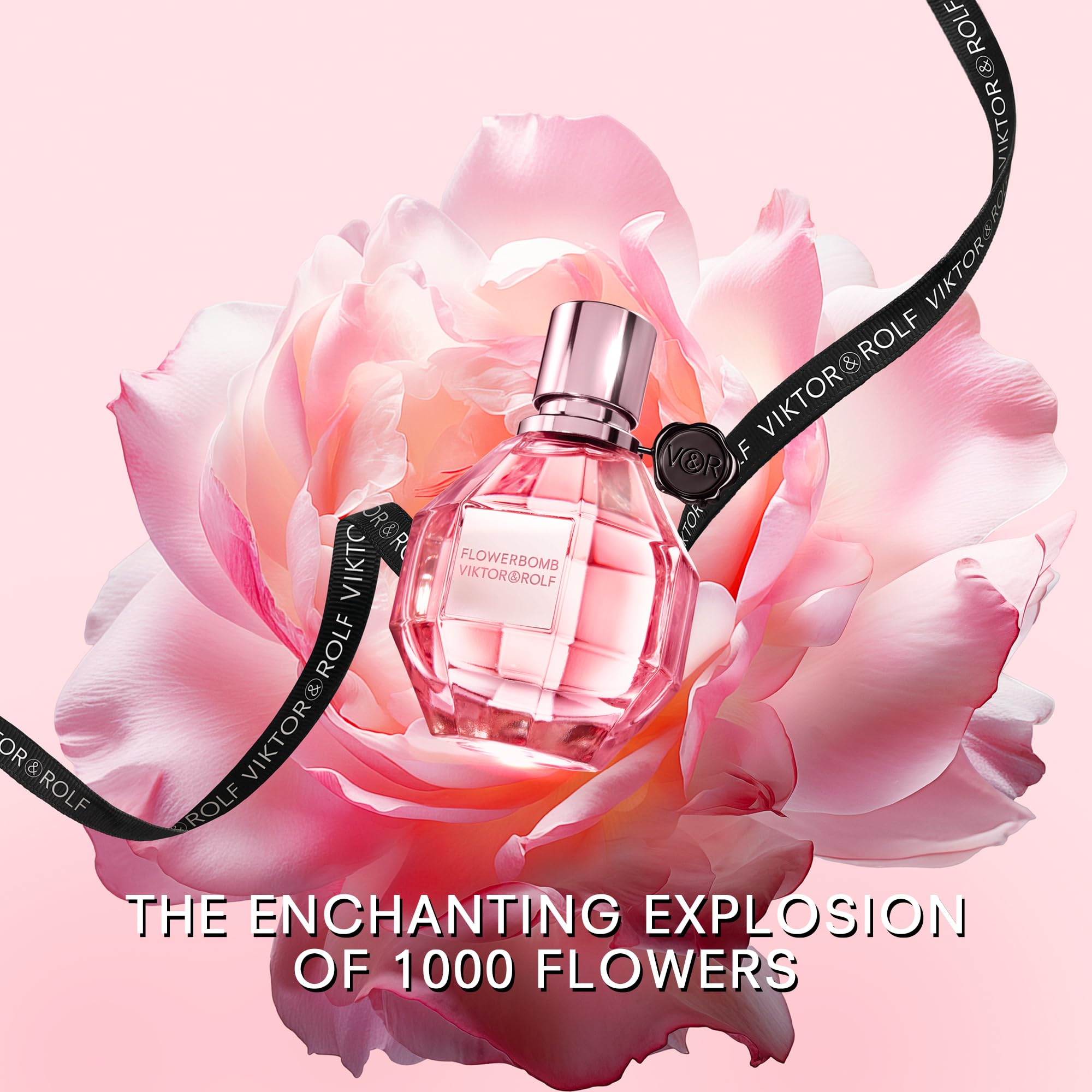 Viktor&Rolf Flowerbomb Eau de Parfum Floral and Woody Women's Perfume 1.7 Oz