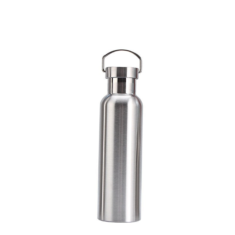 Stainless Steel Drill Bottle - portable car insulated cup outdoor portable large capacity sports kettle