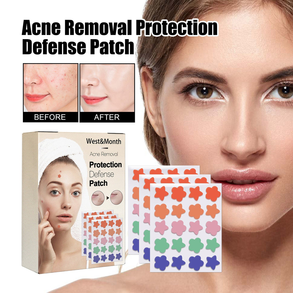 Acne Removal Protection Defense Patch, Color Profile-shaped Portable Invisible Cover Acne Patch