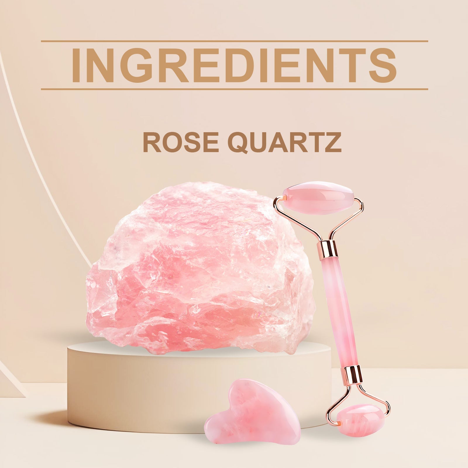 Powder Roller Massager Set Soothing Massage Skin Facial Firming Skin Care Massager