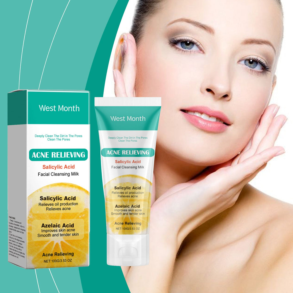 Salicylic Acid Anti-Acne Cleanser, Moisturizing Oil Control, Cleaning And Soothing Skin