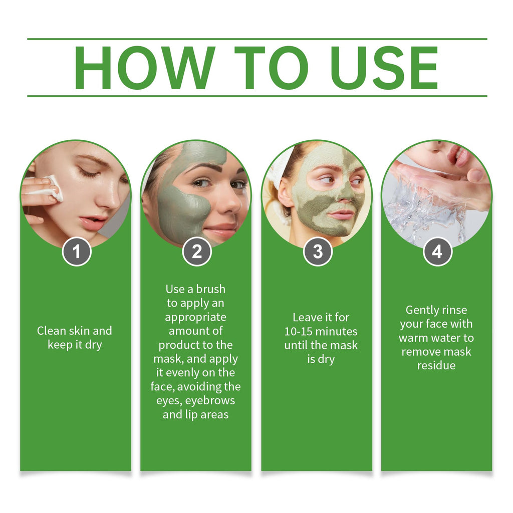 Facial Mud Mask Series Moisturizes And Controls Oil, Firming And Smoothing Facial Skin To Even Skin Tone