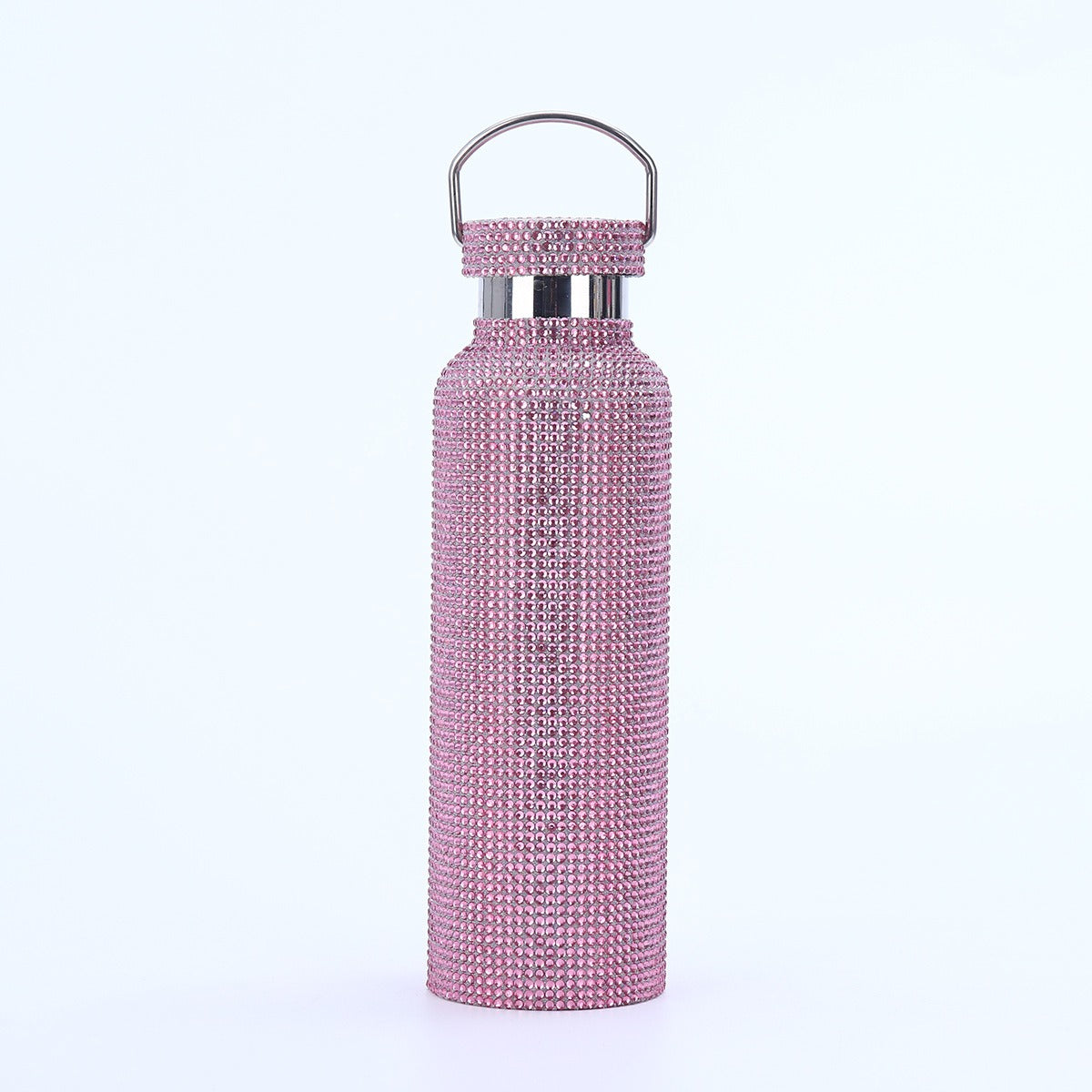 Stainless Steel Drill Bottle - portable car insulated cup outdoor portable large capacity sports kettle