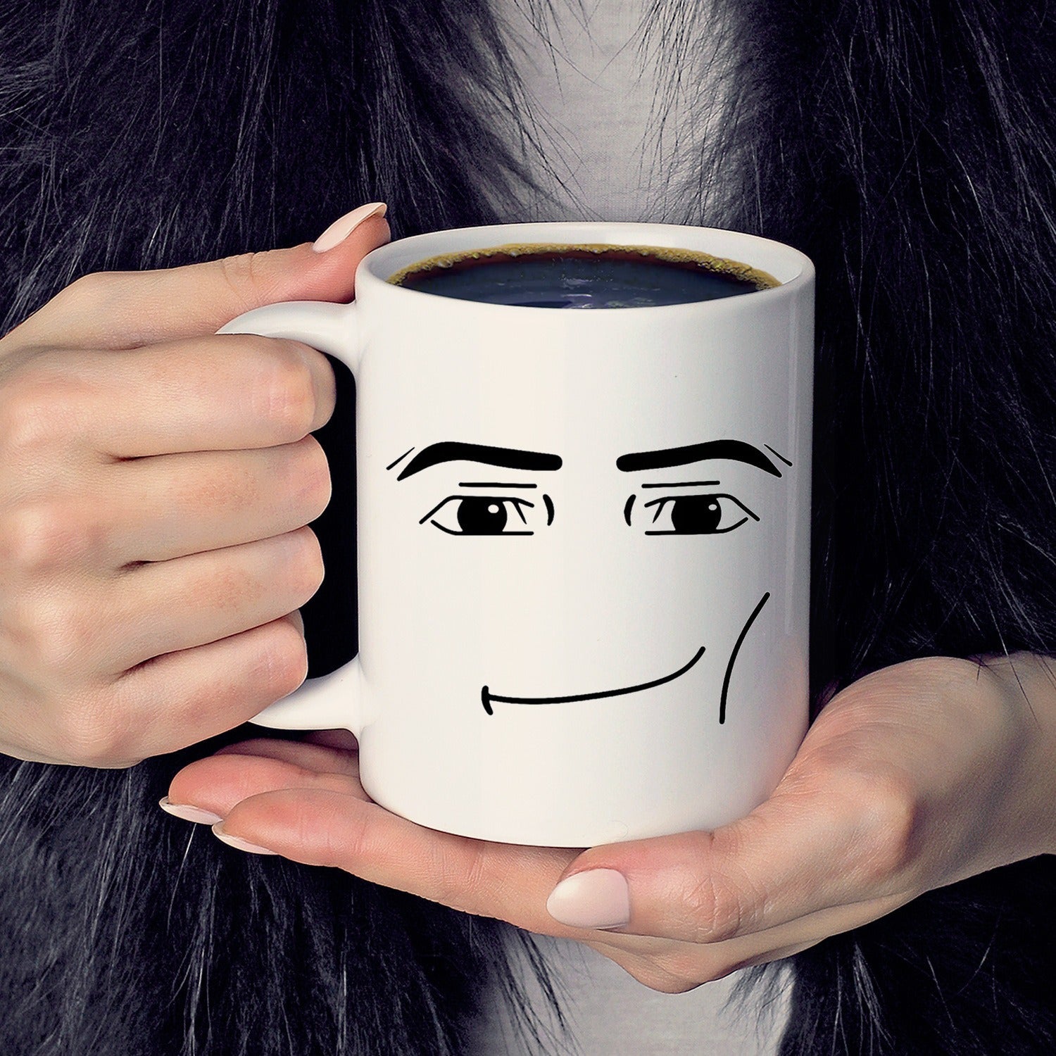 Roblox Woman Facial Expression Mug