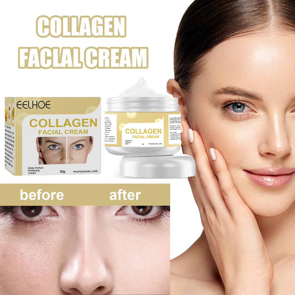 Collagen Cream, Brightening Moisturizing Facial Skin And Smoothing Fine Lines Cream
