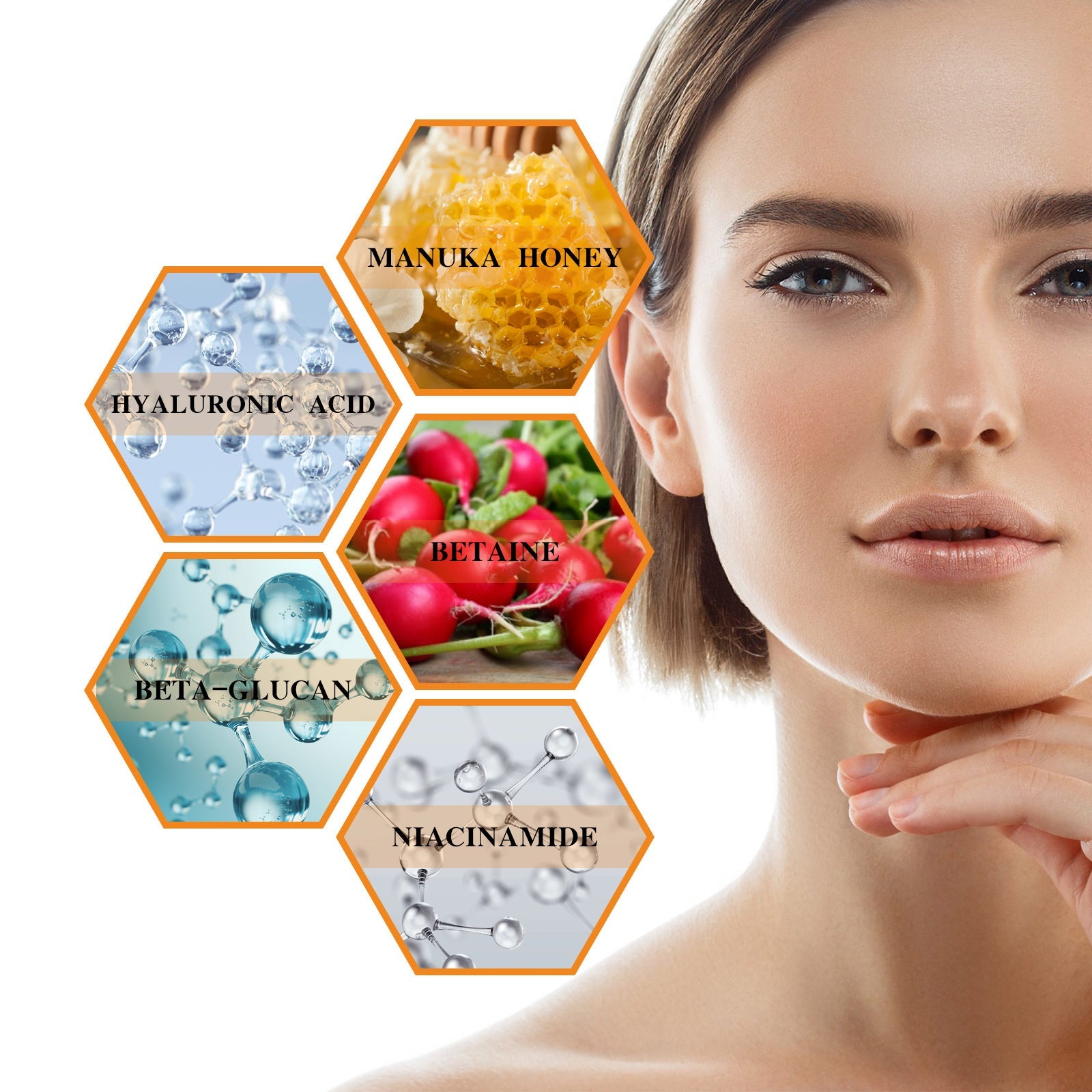 Honey Brightening Face Essence, Firming Hydrating Brightening Repair Skin Care Essence