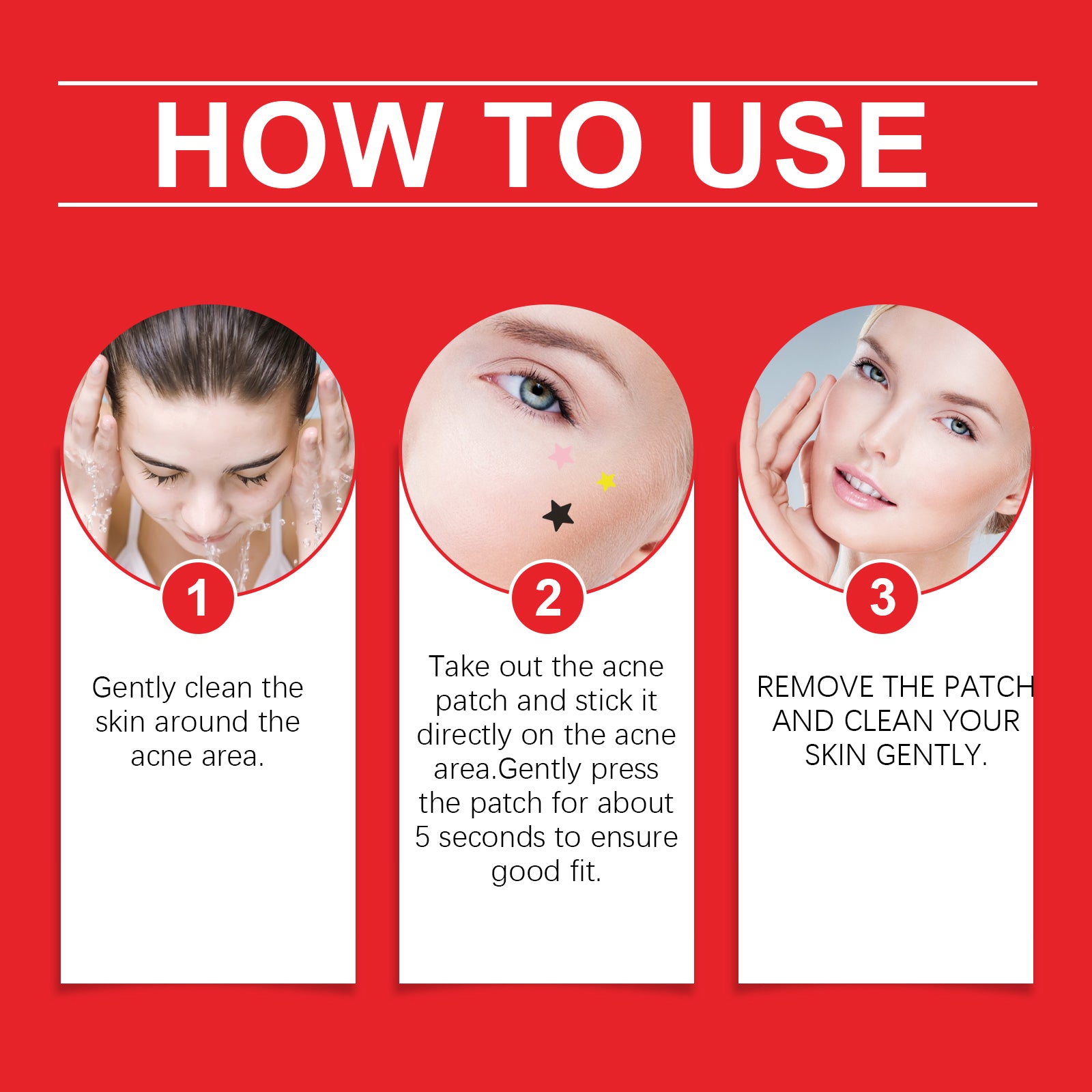 Blemish Acne Patch Clear Acne Face Cover Acne Care Facial Contact Patch