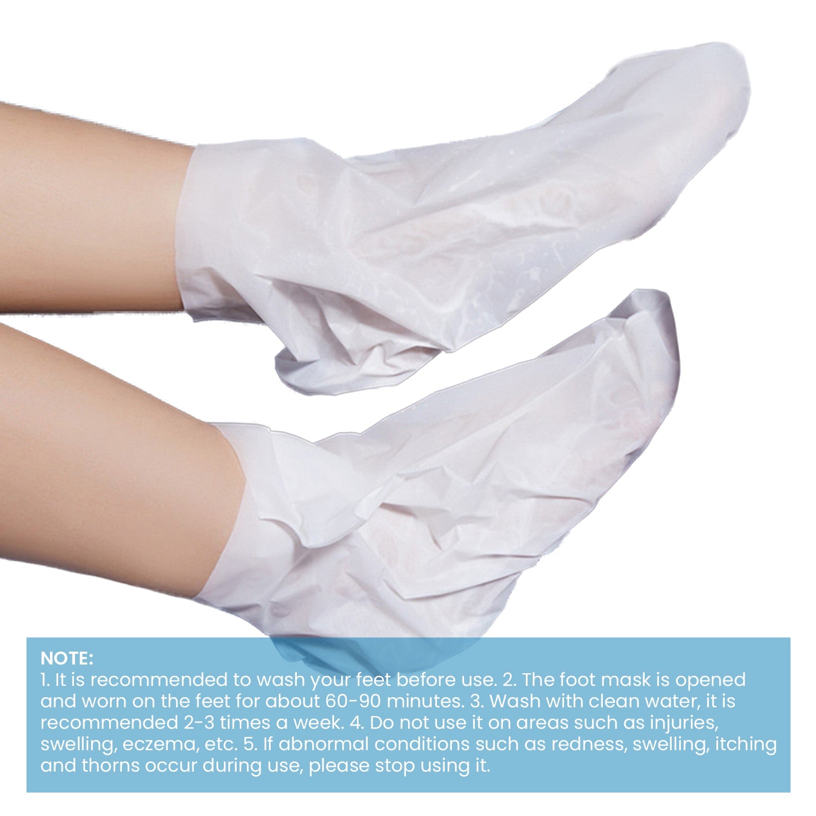 3D Intense Exfoliating Foot Pad, Foot Care Clean Horny Calluses, Anti-chapping And Moisturizing Foot Mask