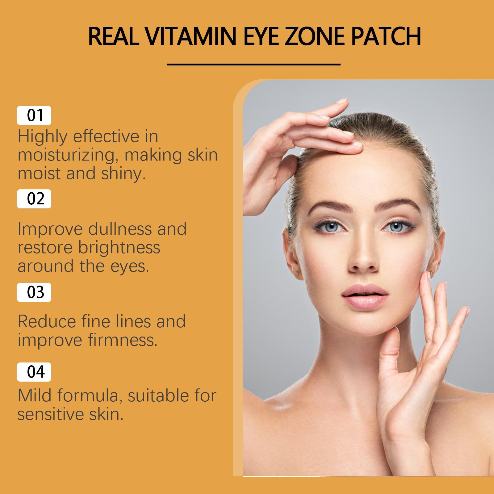 Vitamin Brightening Eye Mask Moisturizes And Gently Protects Skin Daily Eye Care