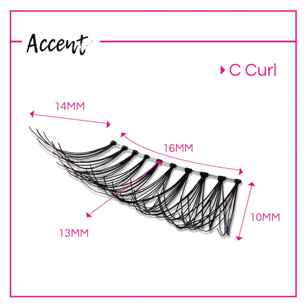 GladGirl False Lashes Bundle - Accent