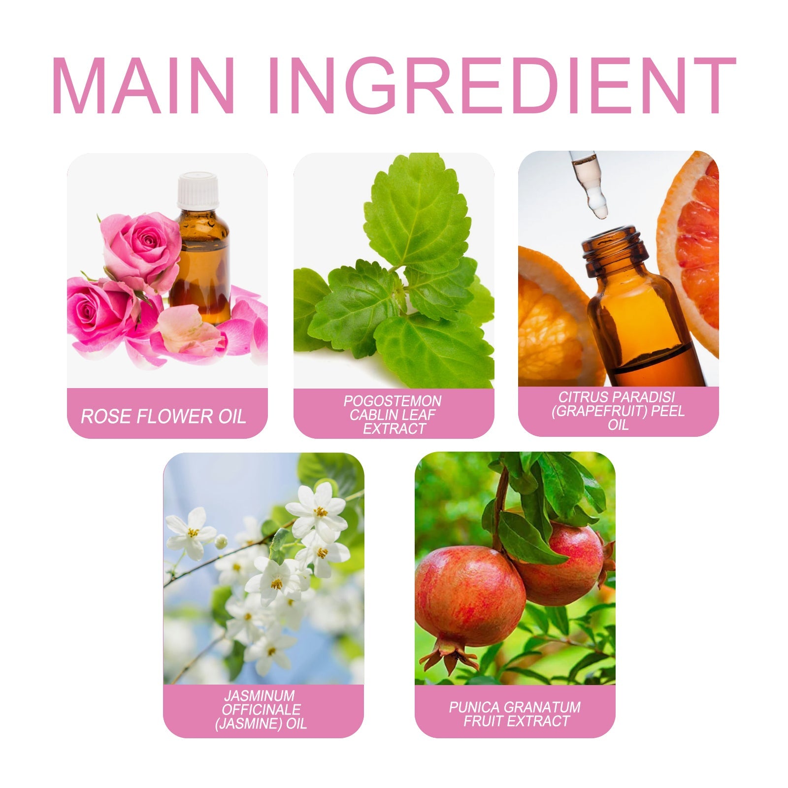 Perfume Oil, Rose Fragrance Niche Floral Fragrance Fresh And Long-Lasting Portable Perfume For Couples Dating