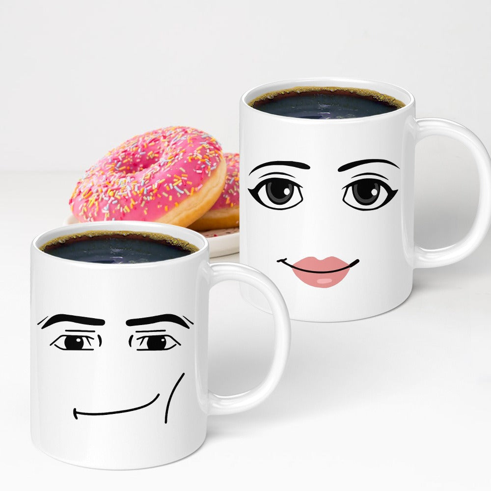 Roblox Woman Facial Expression Mug