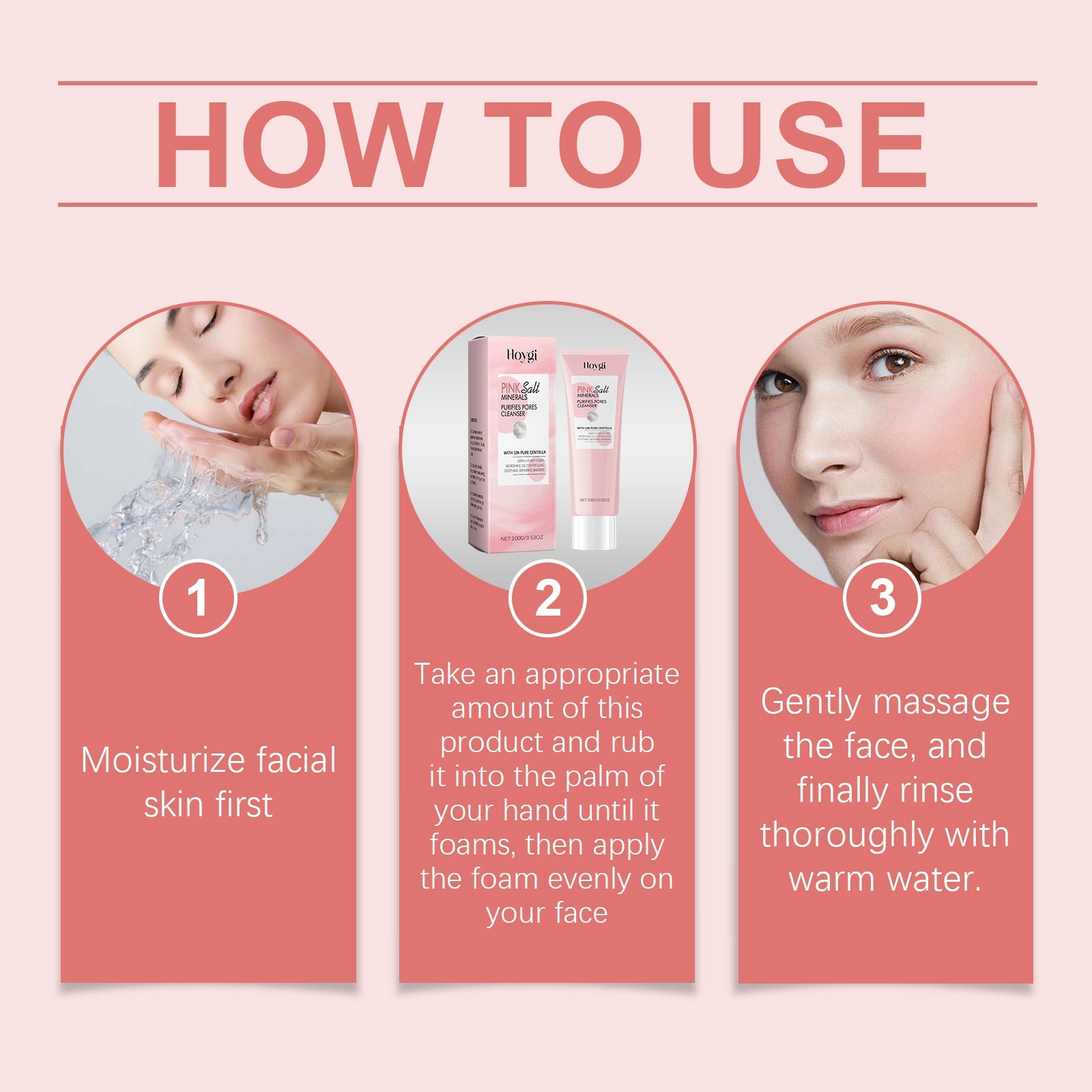 Pore Cleansing Cleanser Cleans Impurities From The Face, Moisturizes The Skin And Is Gentle And Moisturizing