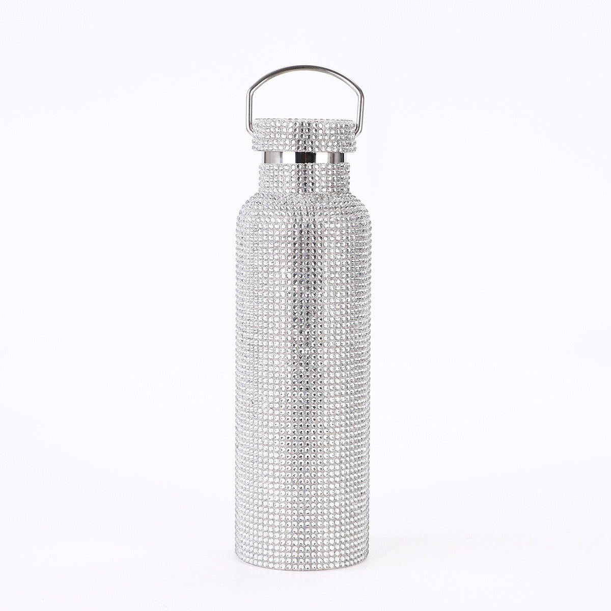 Stainless Steel Drill Bottle - portable car insulated cup outdoor portable large capacity sports kettle