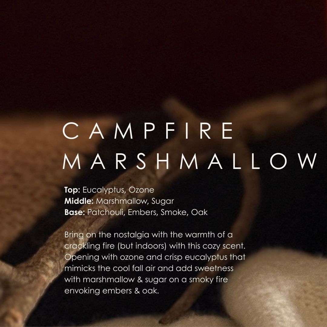 Campfire Marshmallow Candle