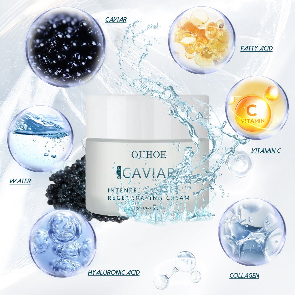 Caviar Essence Revitalizing Face Cream, Hydrating Firming Soft Skin And Anti-Wrinkle Face Cream