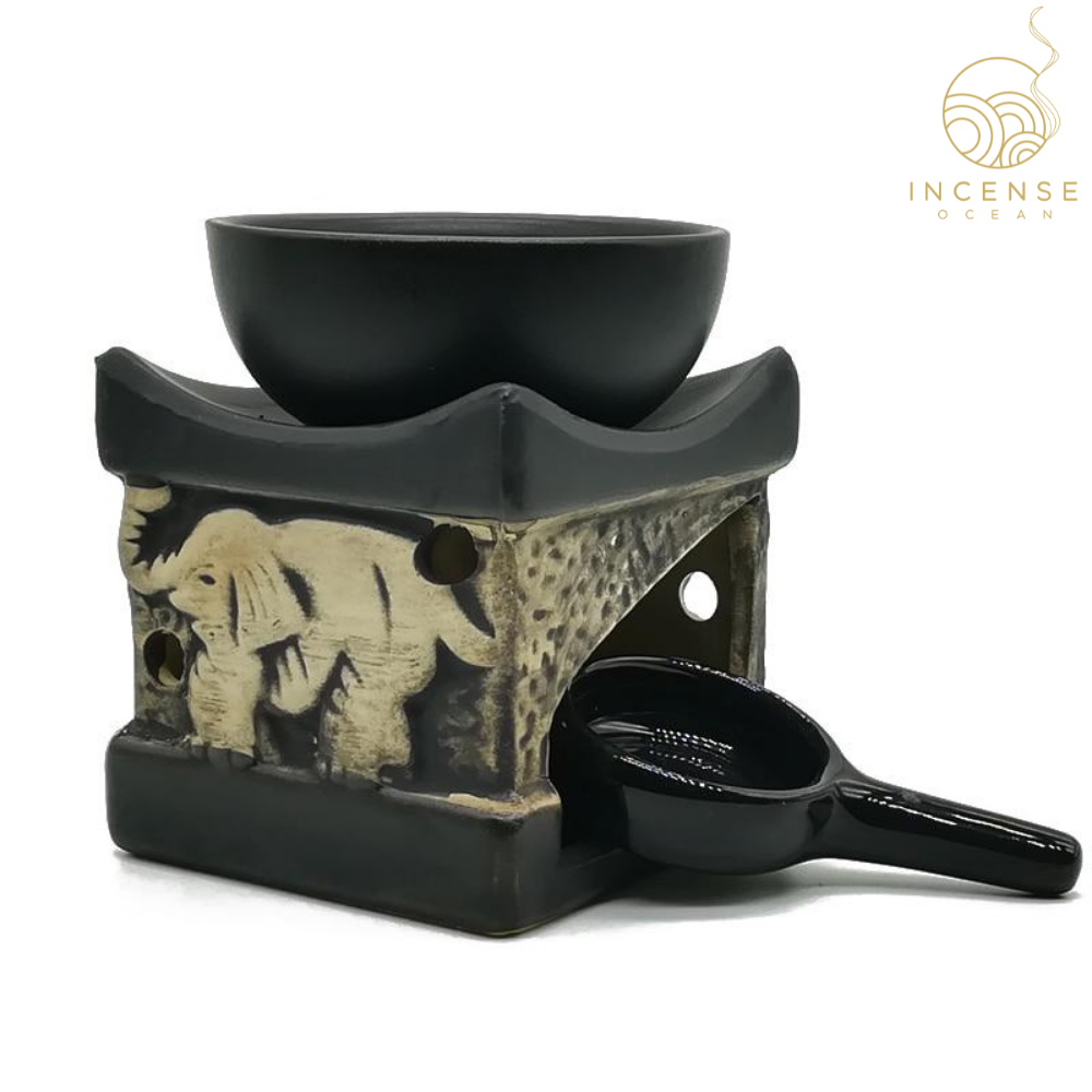 Ceramic Elephant Essential Oil Burner