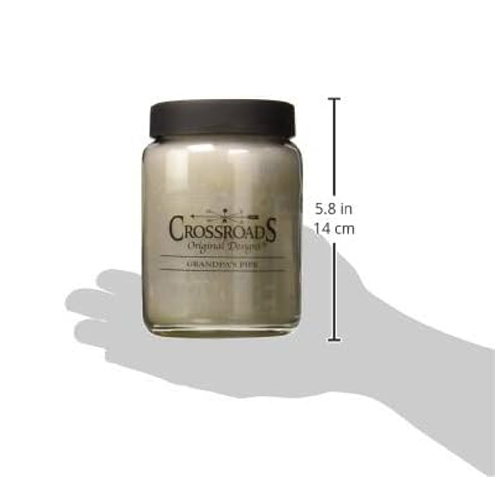 Crossroads Grandpa's Pipe Scented 2-Wick Candle, 26 Ounce