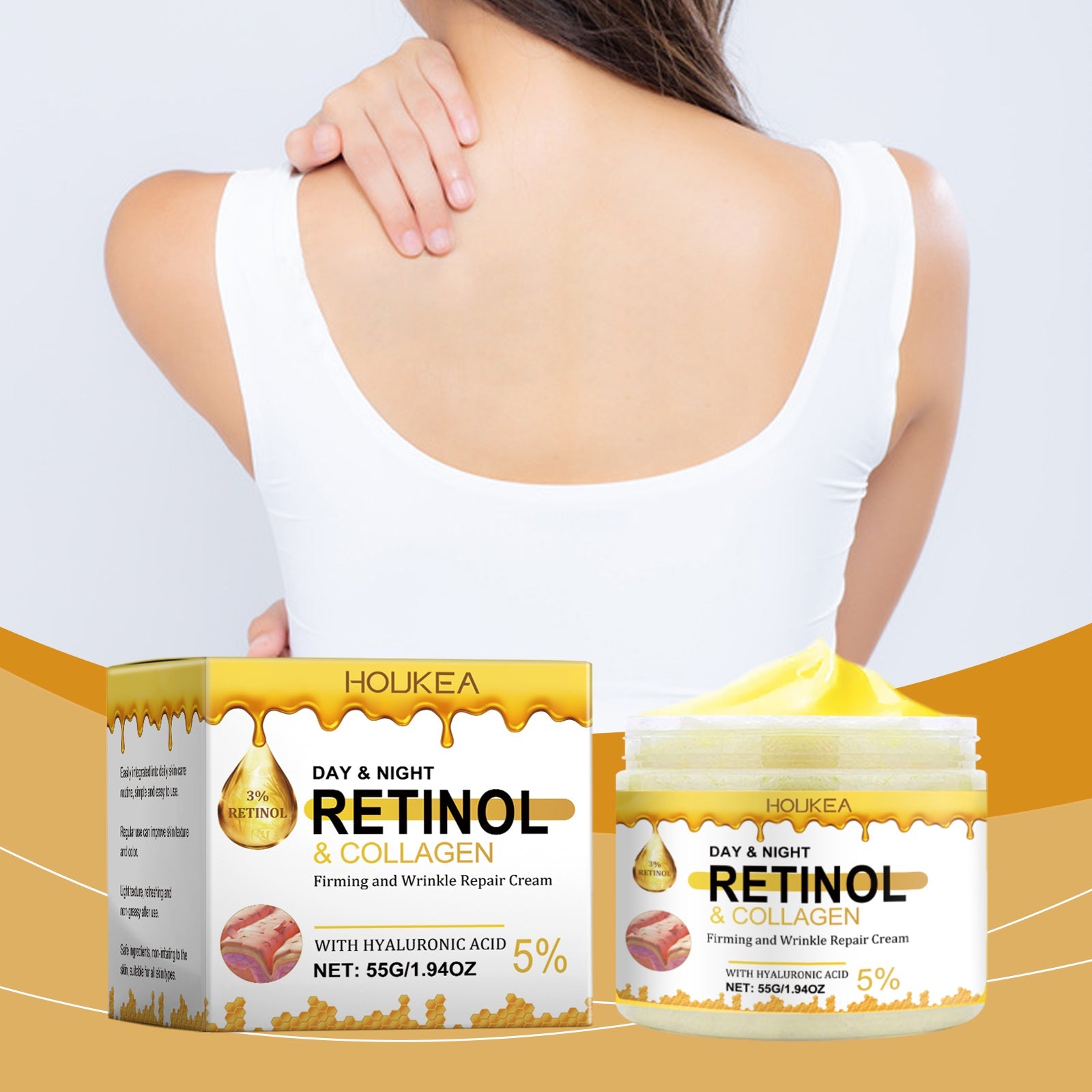 Firming Moisturizer Moisturizes, Hydrates, Lifts, Care For Skin, Softens, Brightens And Brightens Body Care Cream