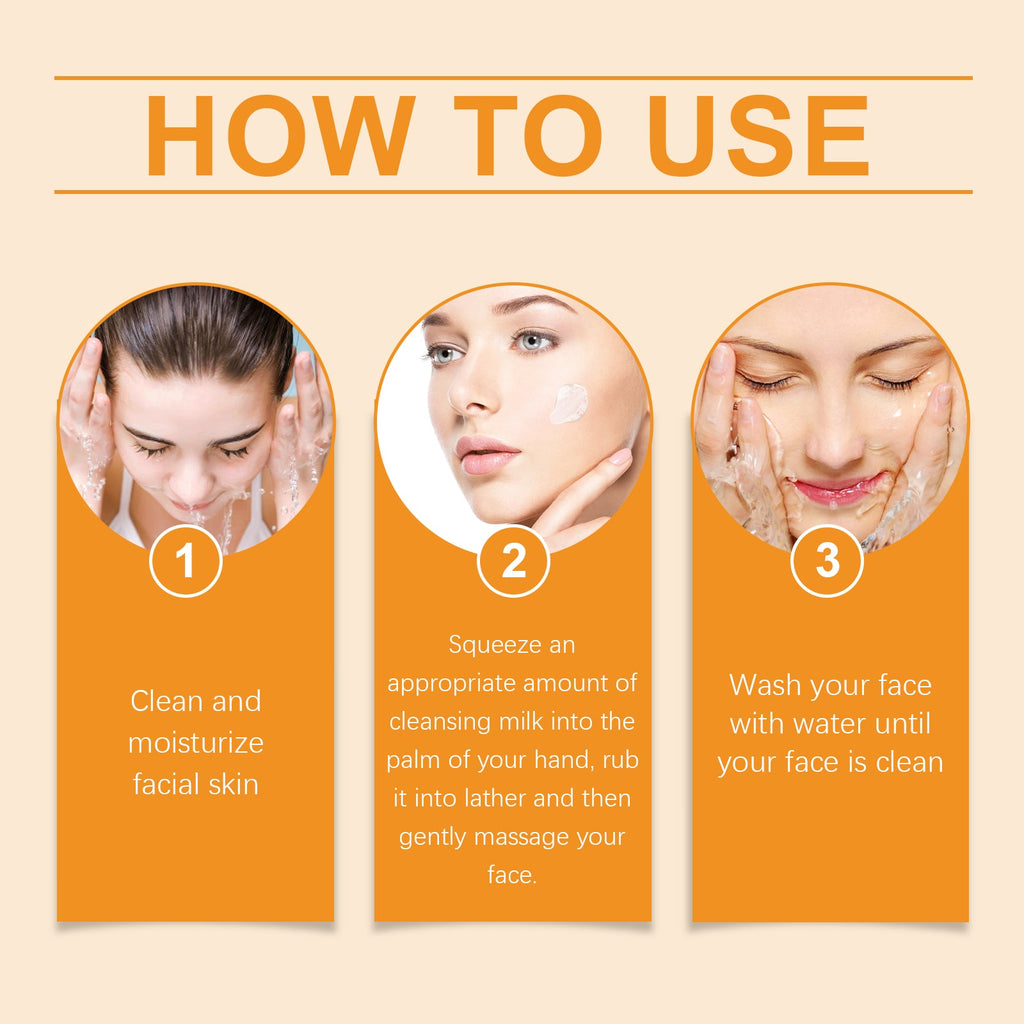 Vitamin C Cleanser Brightening Complexion Cleansing Face Gentle Hydrating Nourishing Cleanser