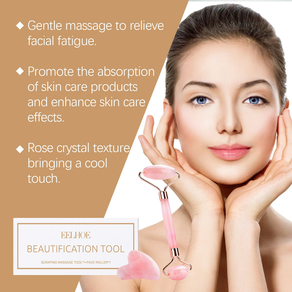 Powder Roller Massager Set Soothing Massage Skin Facial Firming Skin Care Massager