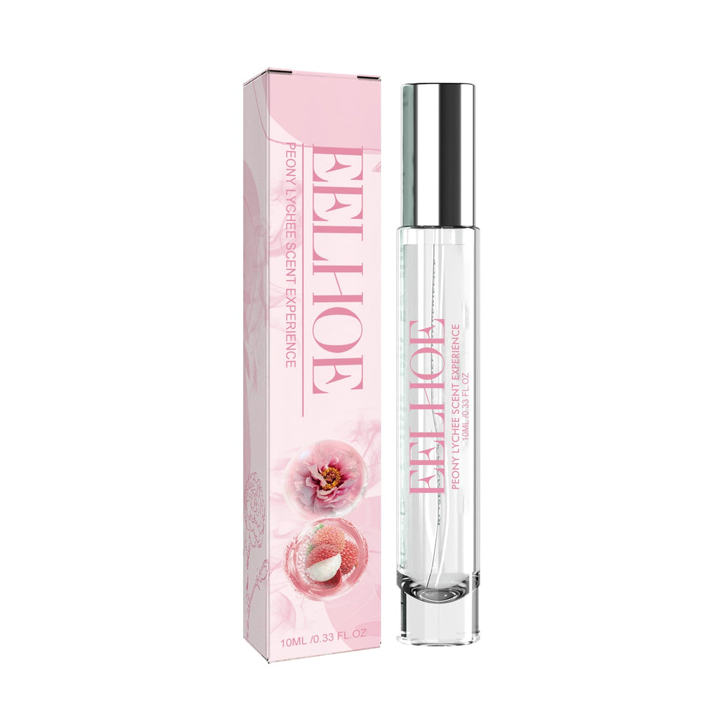 Peony Lychee Scent Experience Perfume, Natural Fresh Lasting Fragrance Atmosphere Portable Niche Perfume
