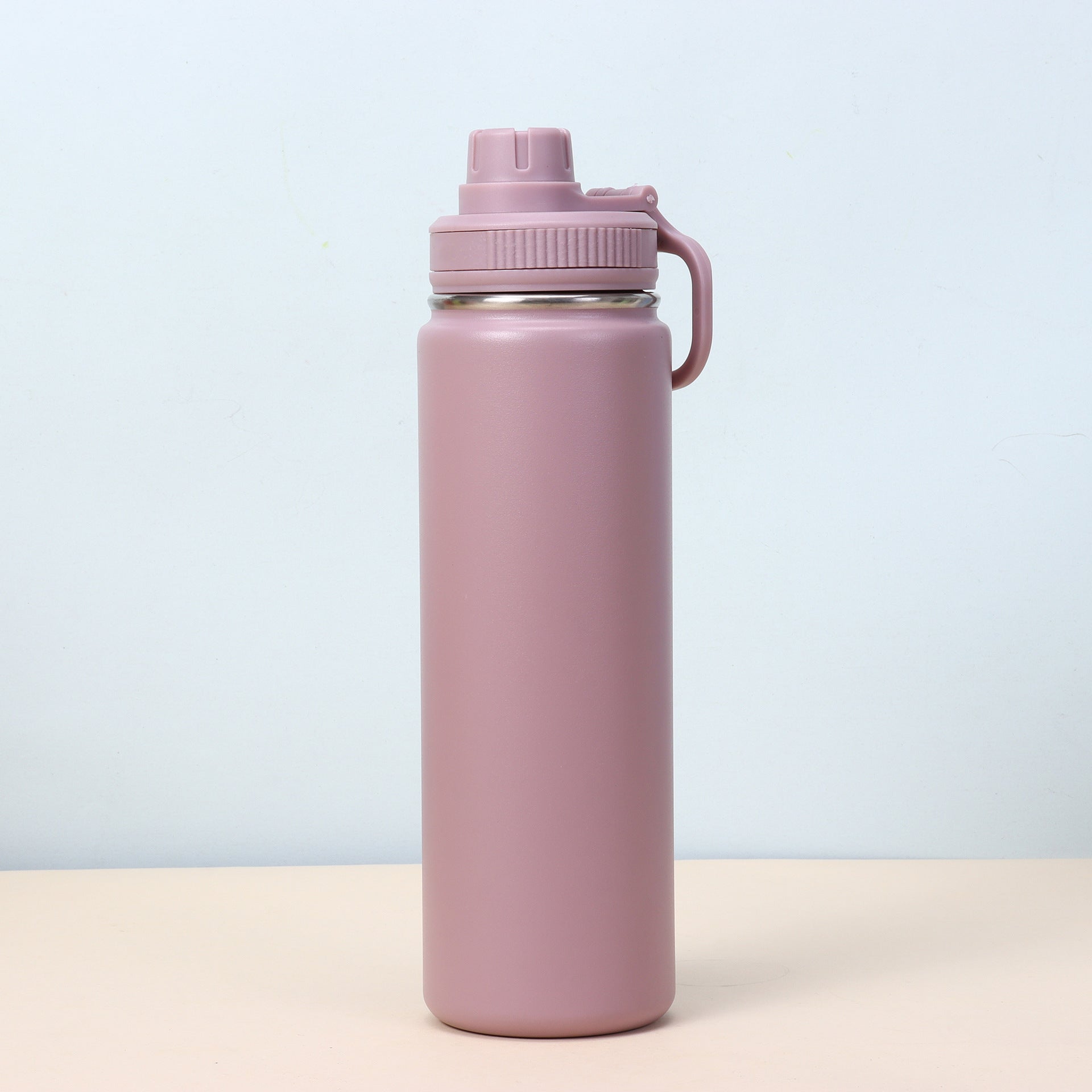 304 stainless steel double-layer vacuum portable household thermos cup