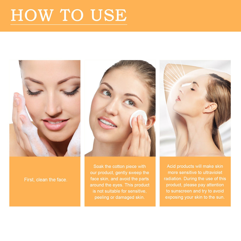 Glycolic Acid 7% Toner, Remove Acne Lighten Acne Repair Acne Mark Moisturize Skin Toner