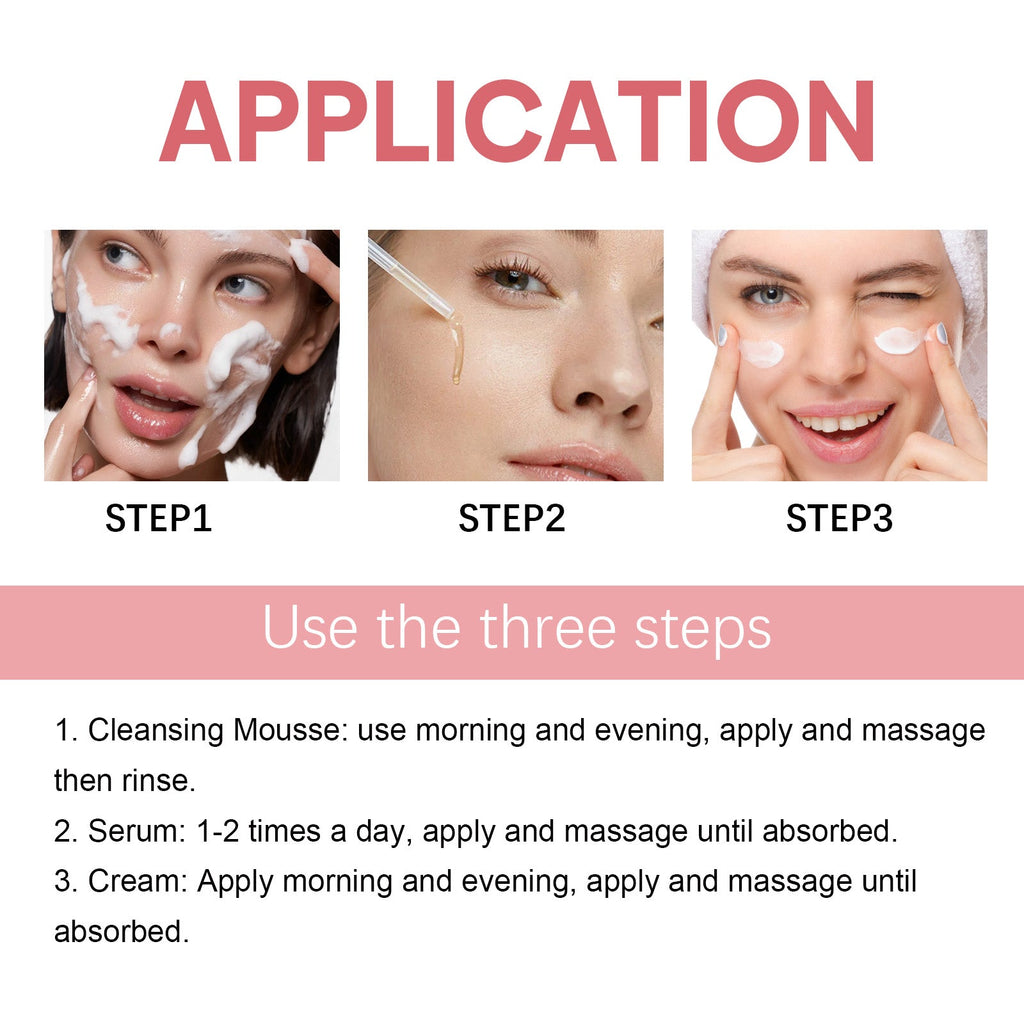 5 In 1 Facial Moisturizer Set, Hydrating And Moisturizing Deep Moisturizing Whitening, Brightening And Firming Skin