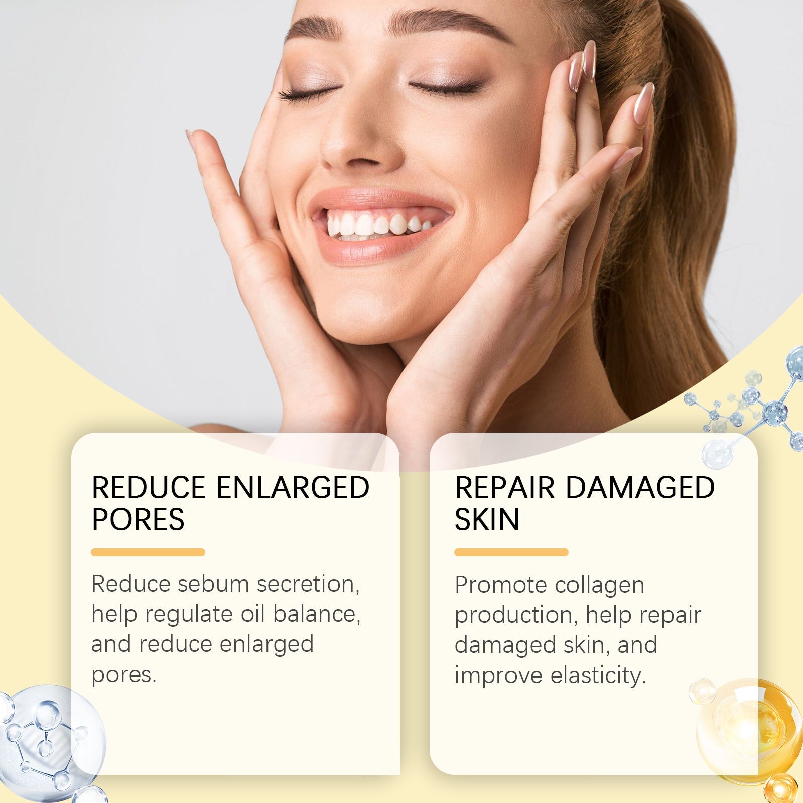 Firming Cream Moisturizes, Removes Fine Lines, And Improves Facial Skin Elasticity, Smoothness And Fineness