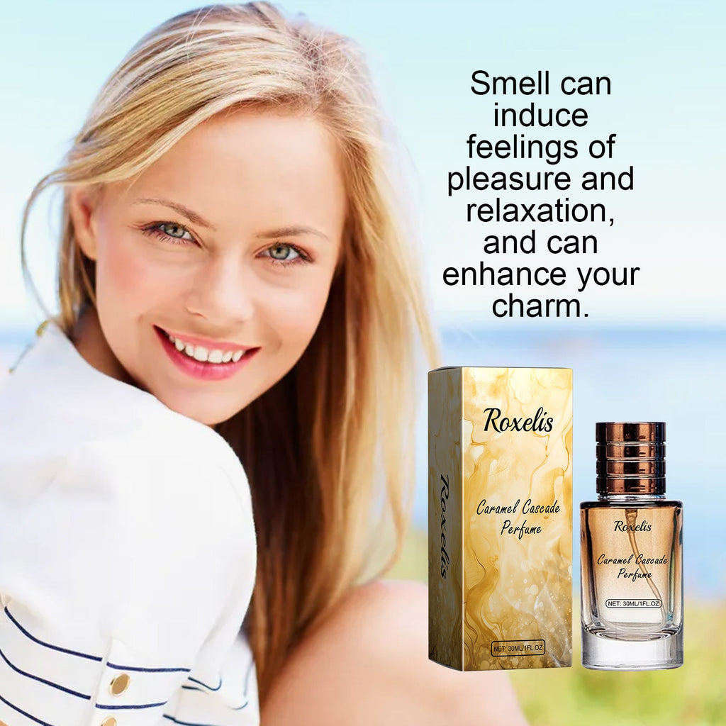 Caramel Cascade Perfume, Fresh Natural Light Fragrance Niche Perfume Exudes Charm Couple Dating Fragrance Perfume