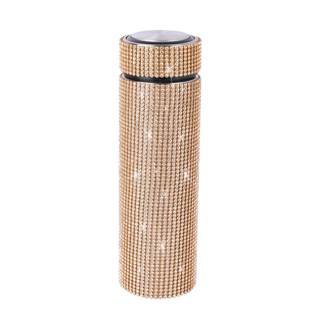 500ml Diamond Inlaid Temperature Cup With LED Temperature Display