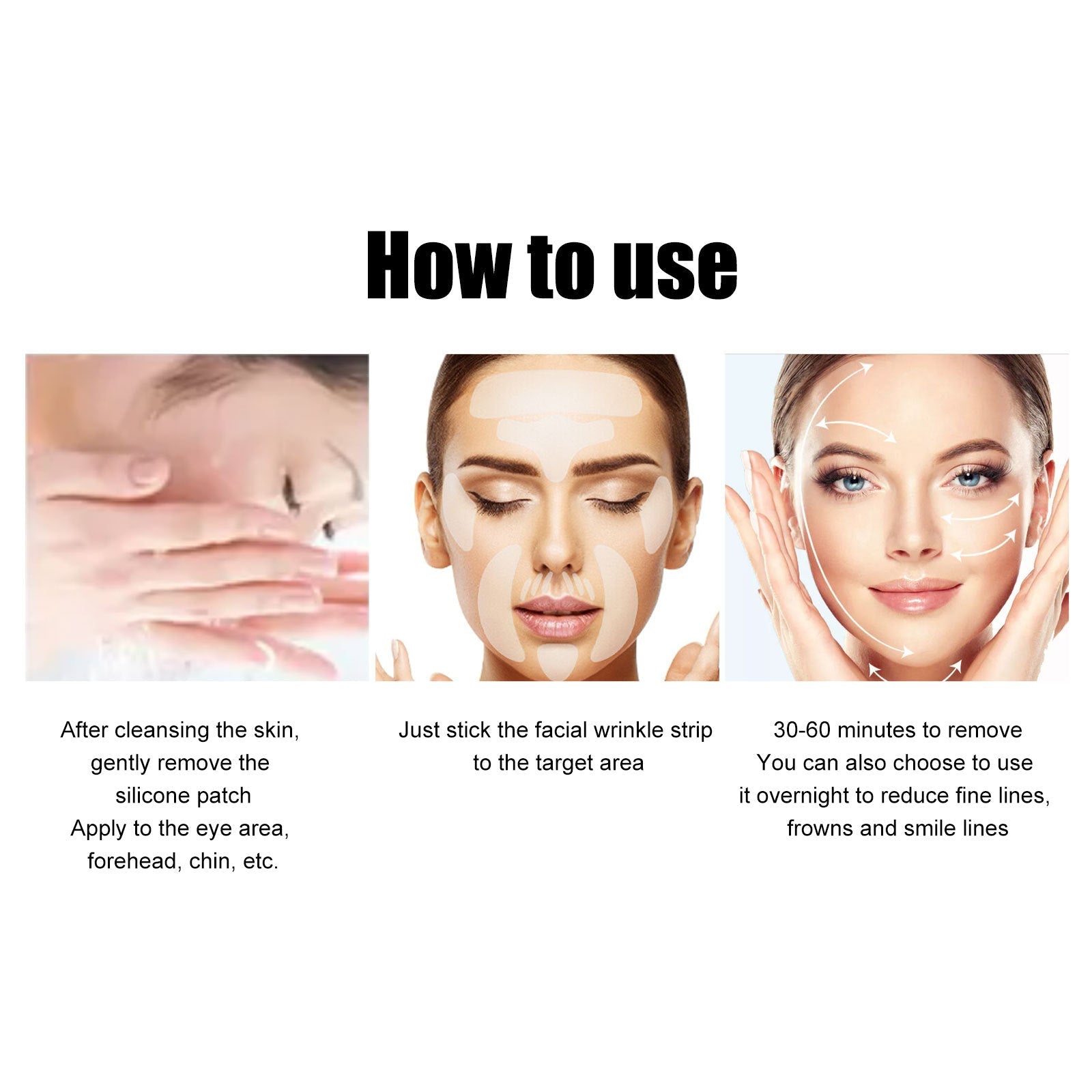 Face Smoothing And Anti-Wrinkle Patch, Lighten The Fine Lines In The Eyes And Lift The Lines On The Head