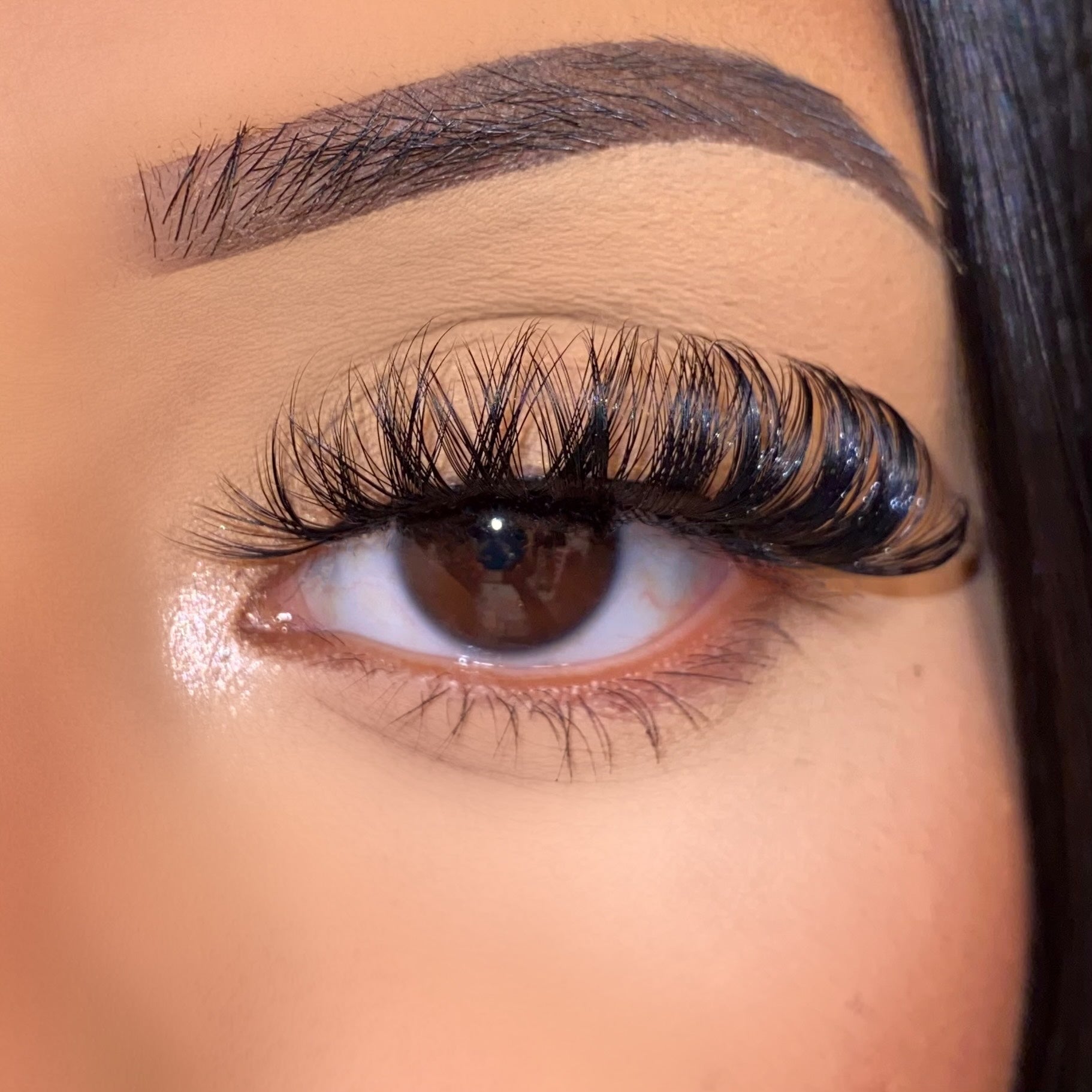 Honey – D Curl Faux Mink Glam Lash (22MM)