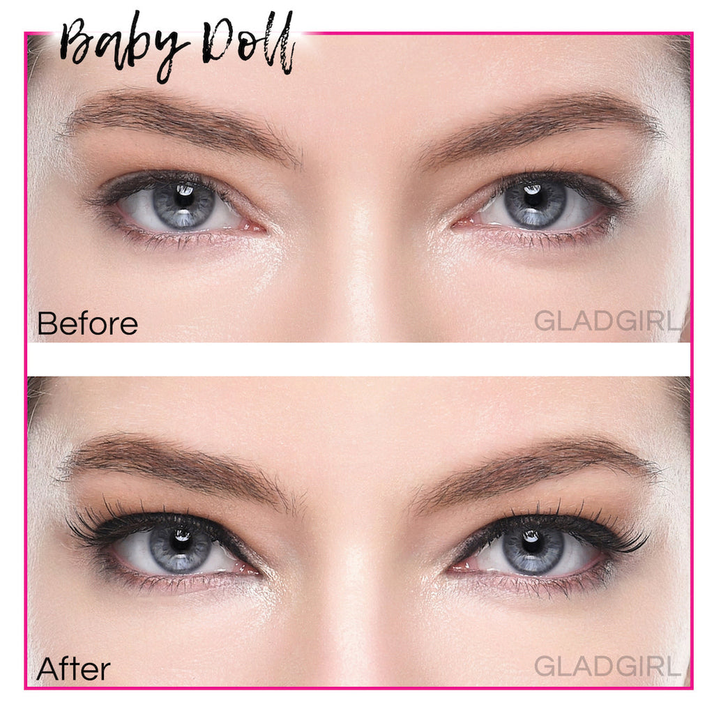 GladGirl False Lashes Bundle - Baby Doll