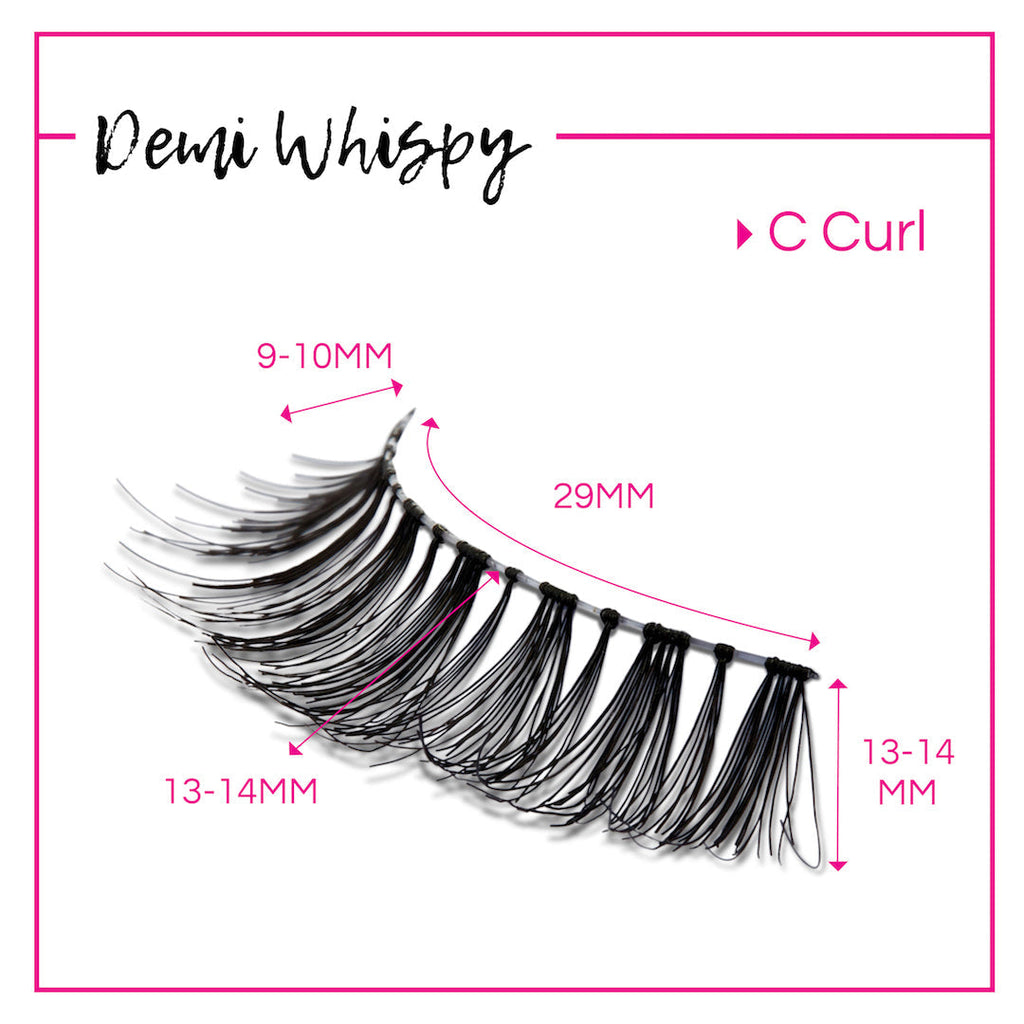 GladGirl False Lashes Bundle - Demi Wispy