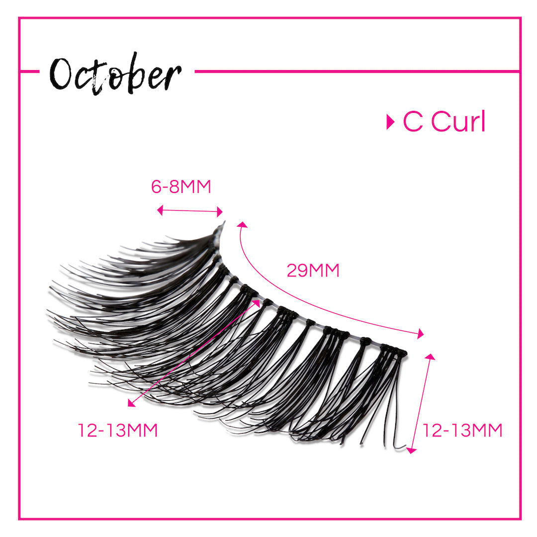 GladGirl False Lashes Bundle - October