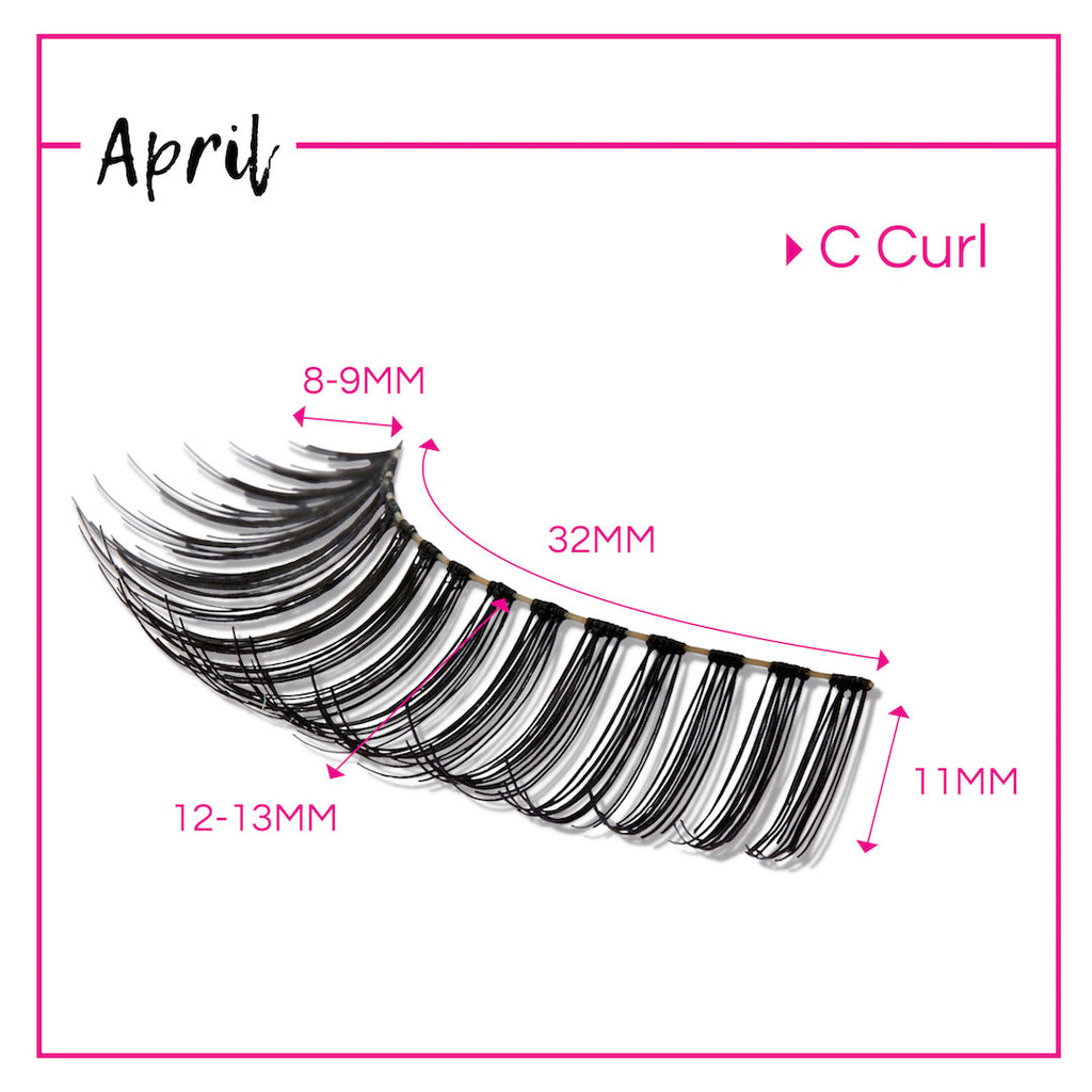 GladGirl False Lash Kit - April