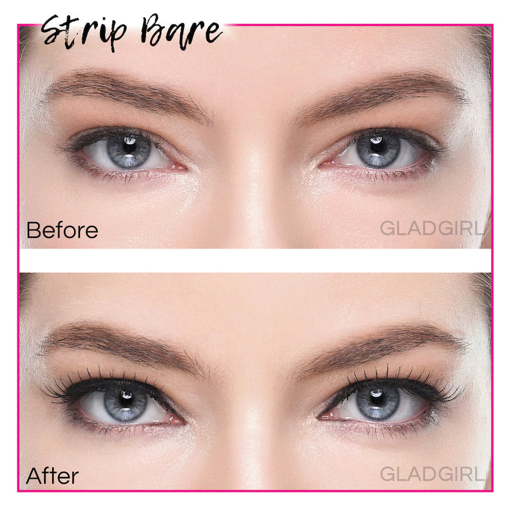 GladGirl False Lashes Bundle - Strip Bare