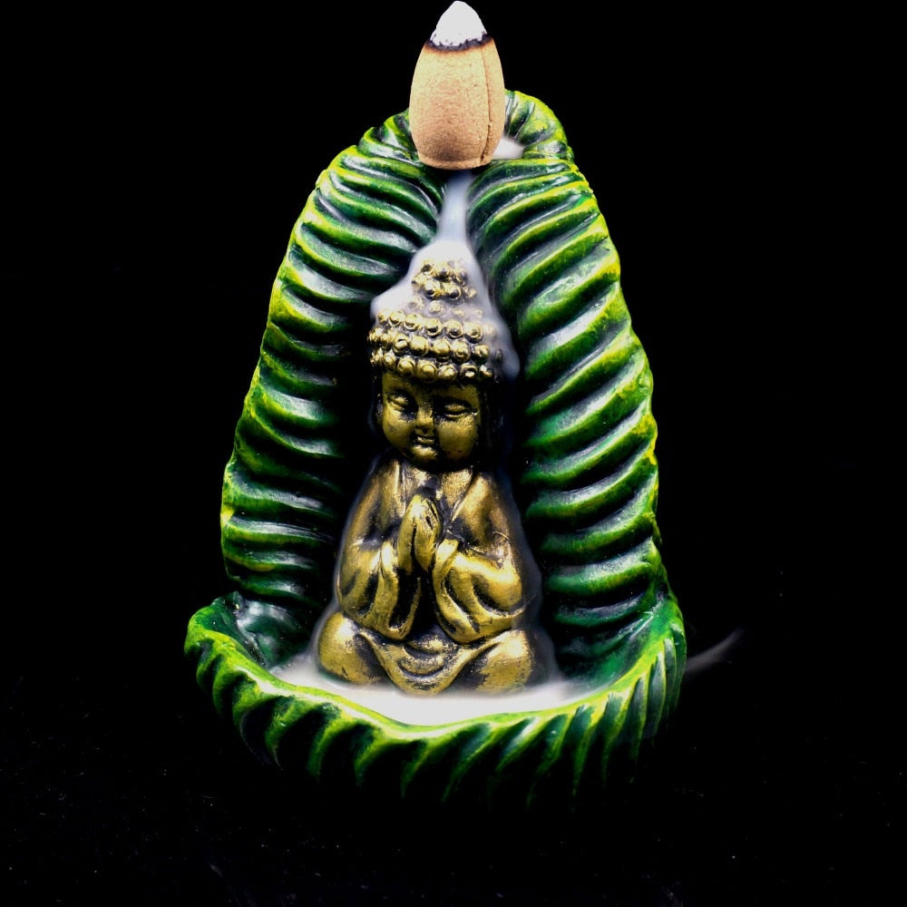 Antique Buddha Statue Incense Burner