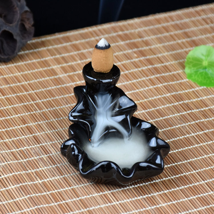 Waterfall Ceramic Incense Burner