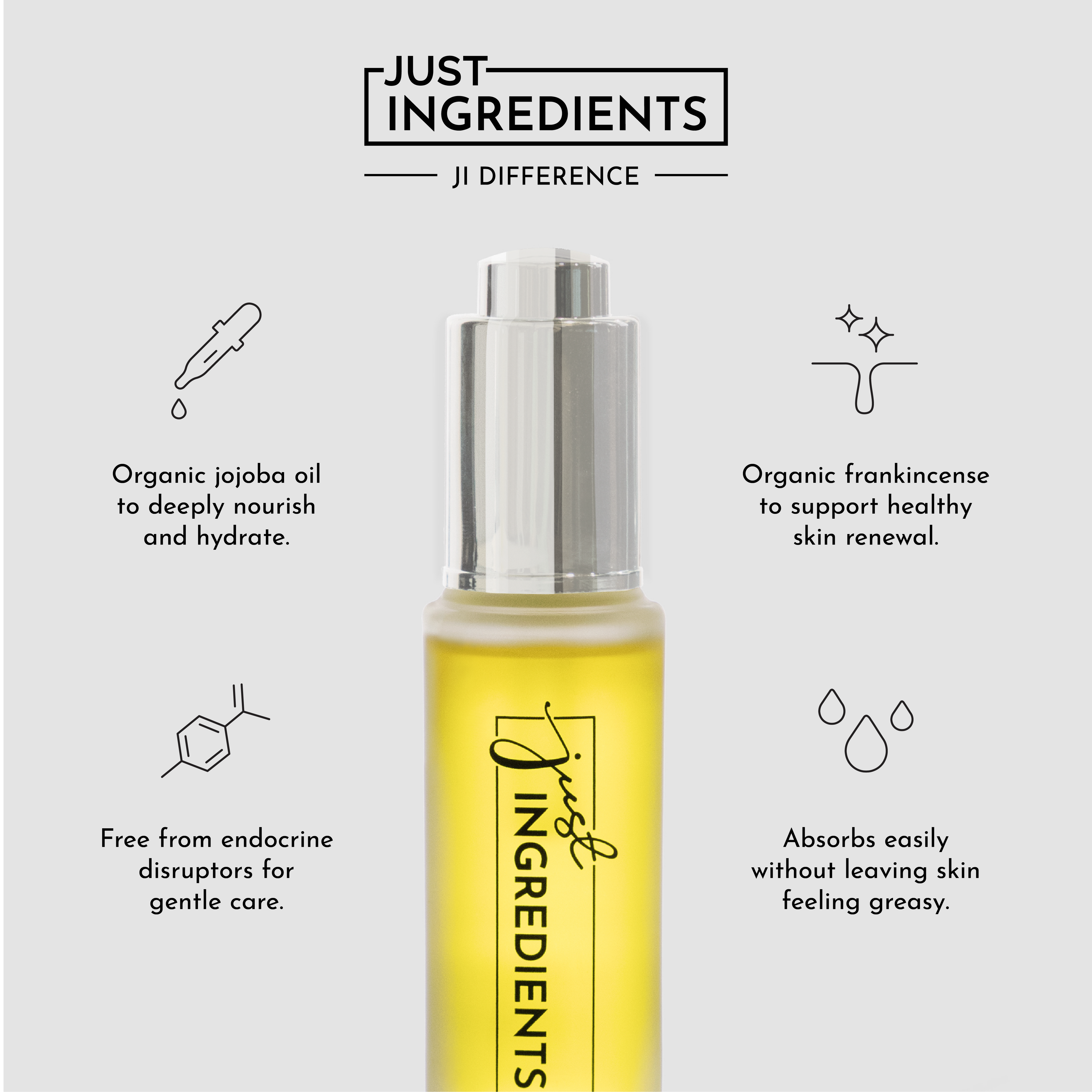 Organic Face Serum Oil - 2 oz