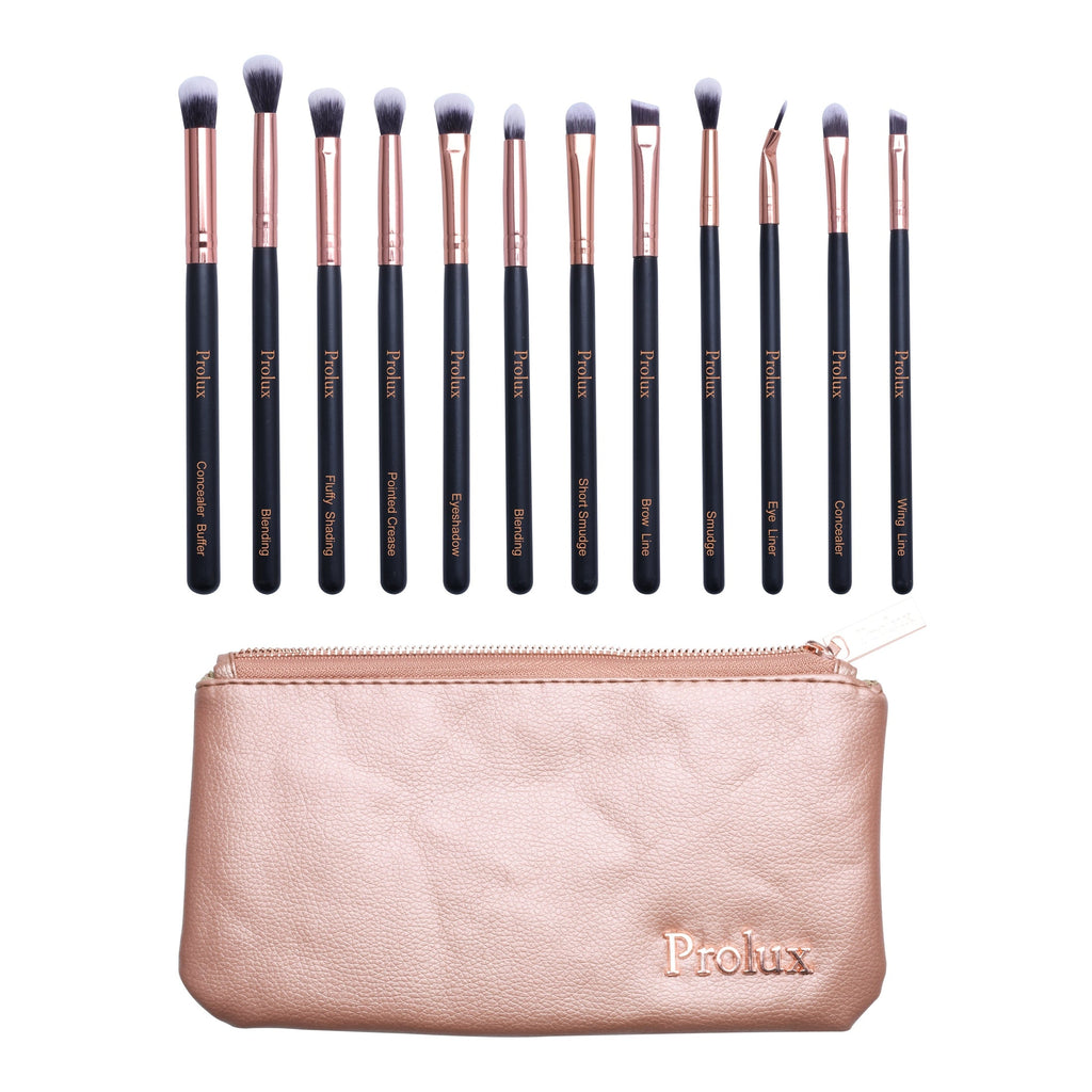 Deluxe 12 Piece Eye Makeup Brush Set