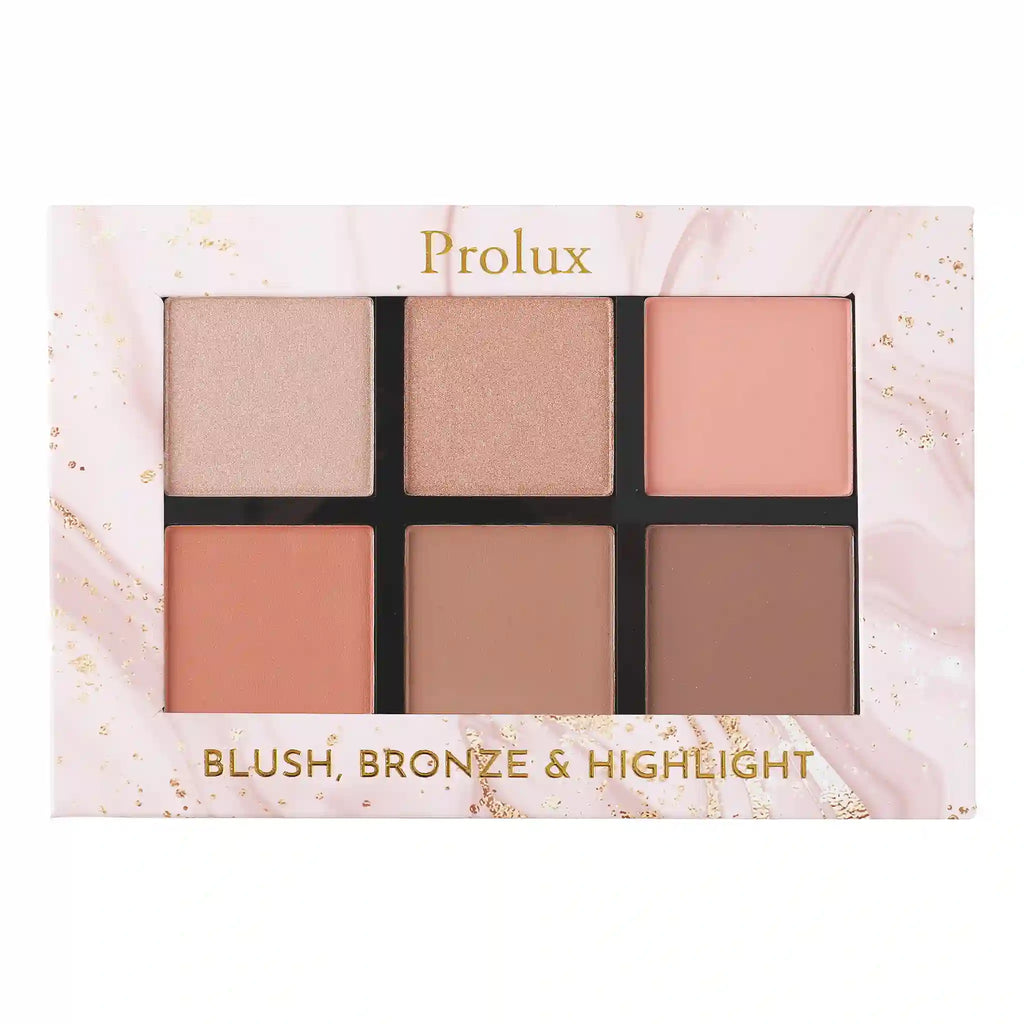 Prolux Blush Bronze Highlight Palette