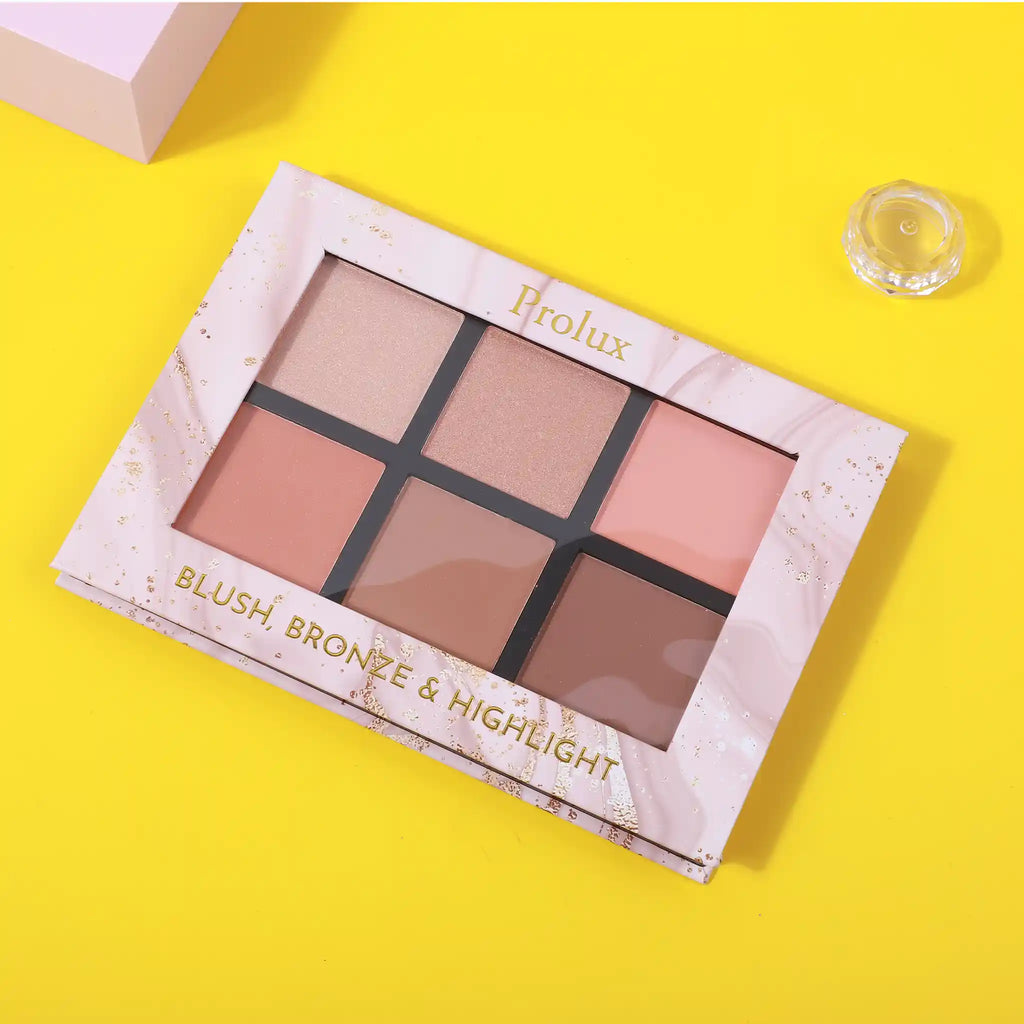 Prolux Blush Bronze Highlight Palette